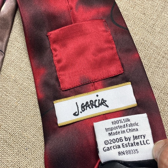 Lot of 3 Jerry García ties 100% silk ties - Picture 6 of 14